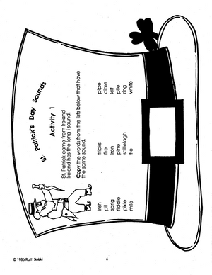 Celebrate Shamrock Day Theme Unit Grade 2