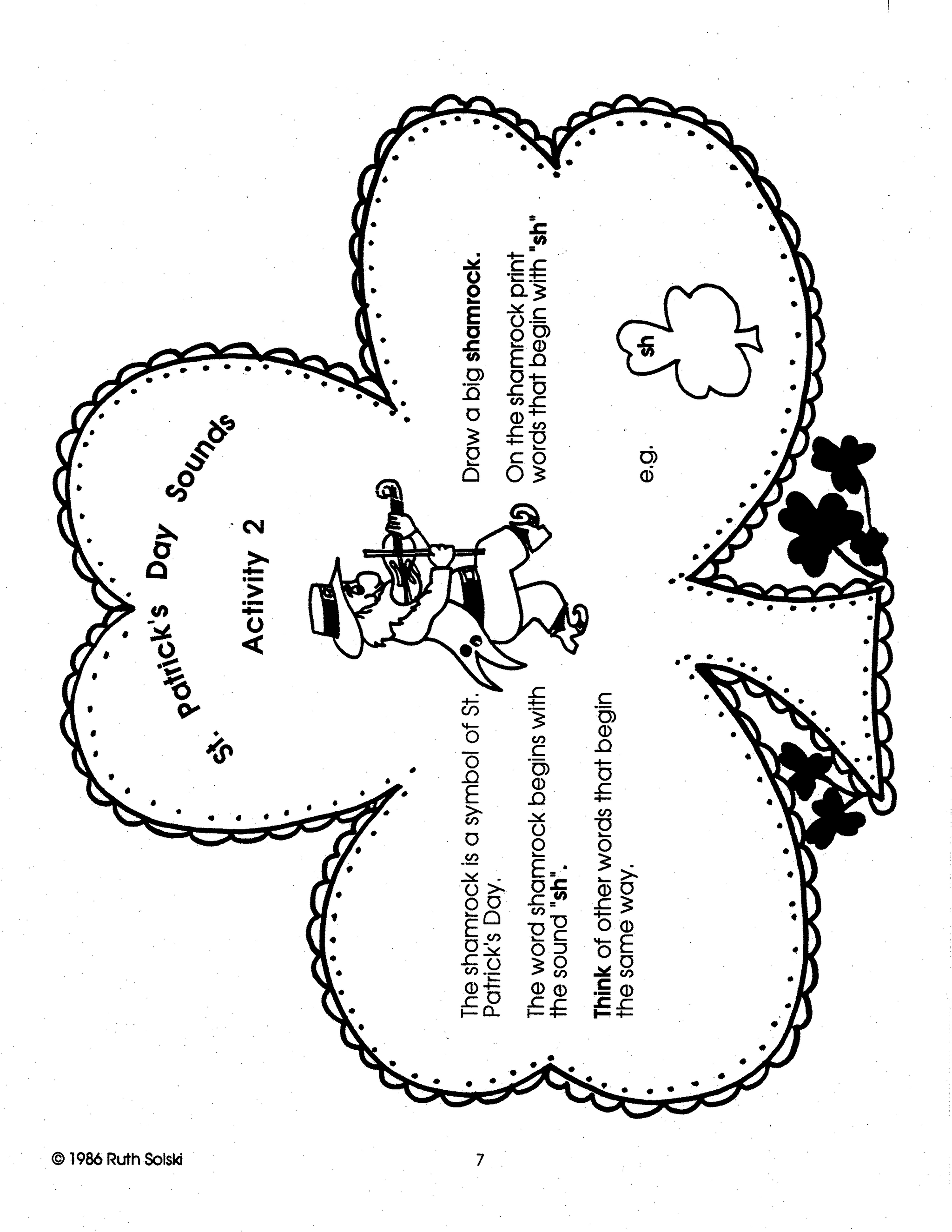Celebrate Shamrock Day Theme Unit Grade 2