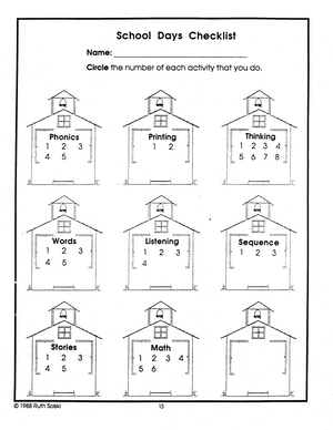 First Days at School Grade 1