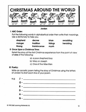 Christmas Around the World Grades 4-6