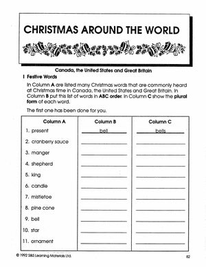 Christmas Around the World Grades 4-6
