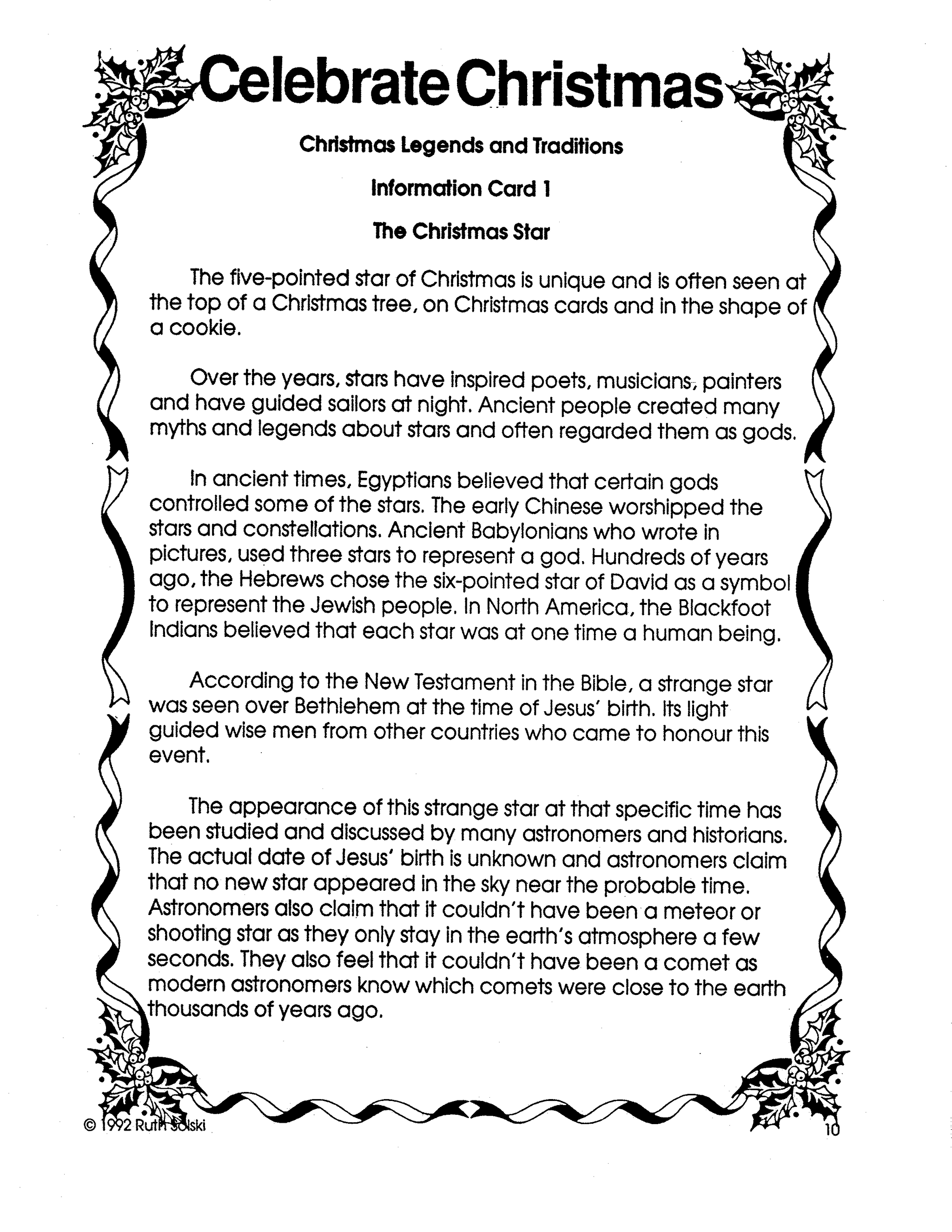 Celebrate Christmas Grade 4-6
