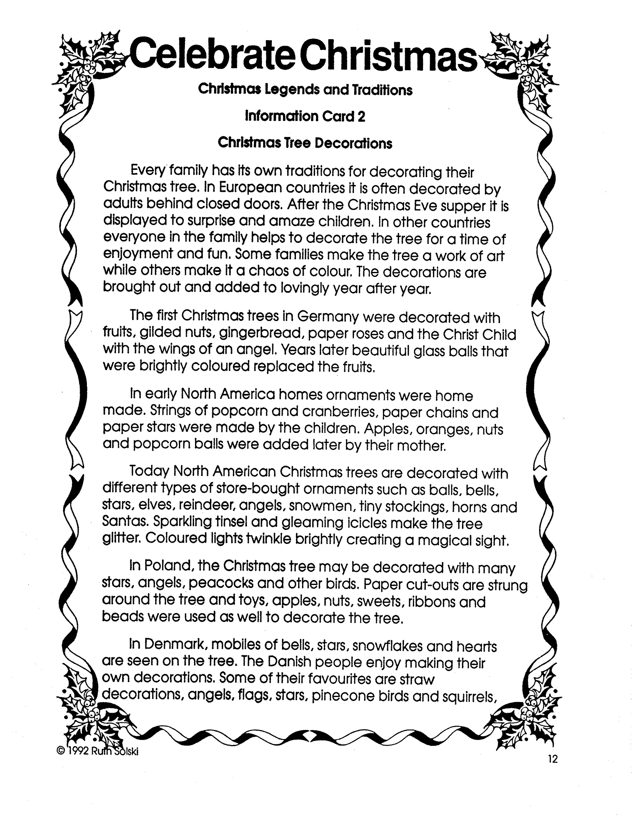 Celebrate Christmas Grade 4-6