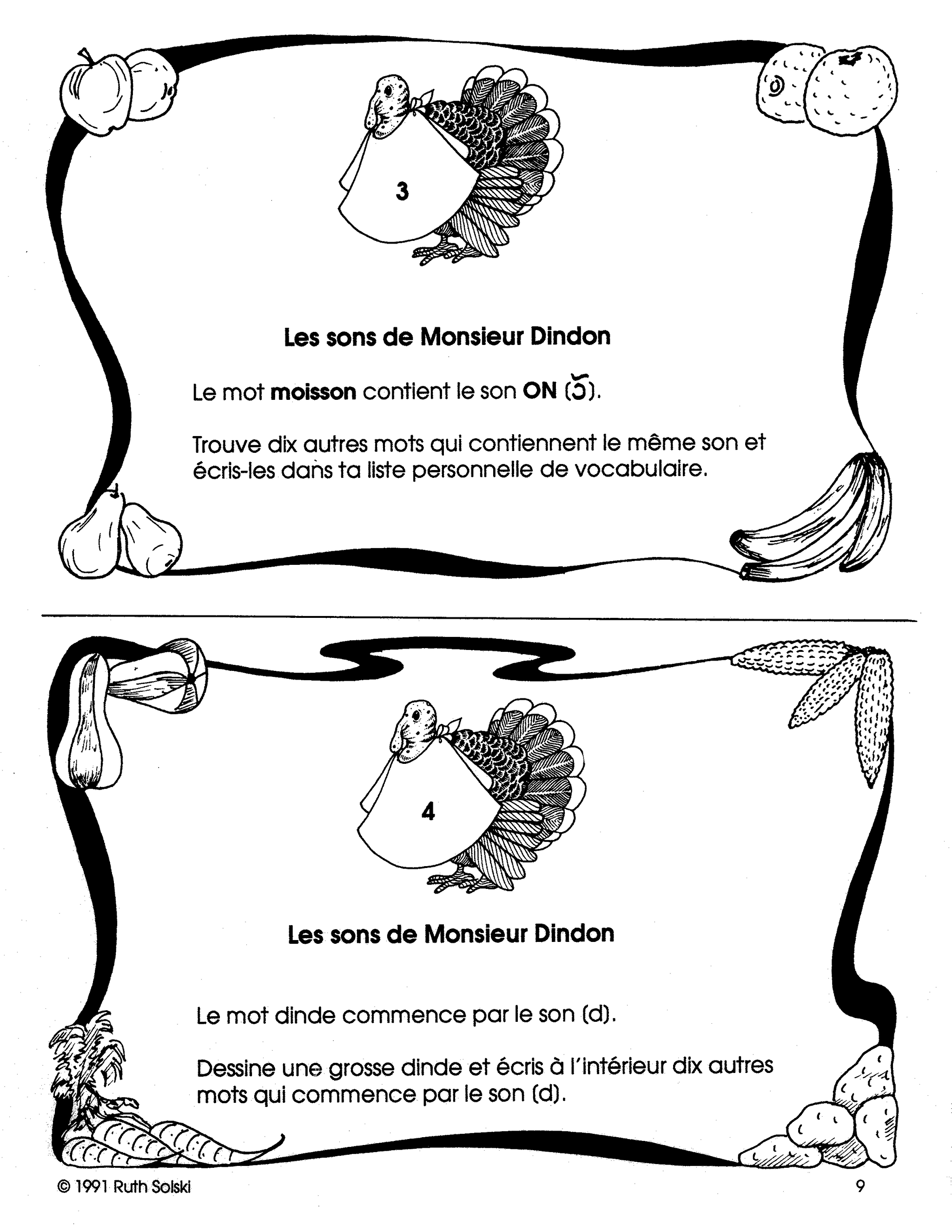 L'action de grâce 2e à 3e année