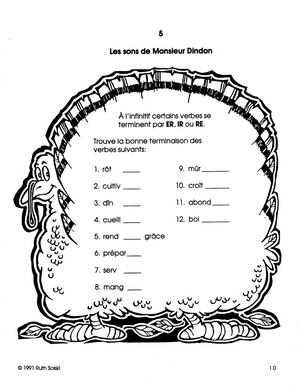 L'action de grâce 2e à 3e année
