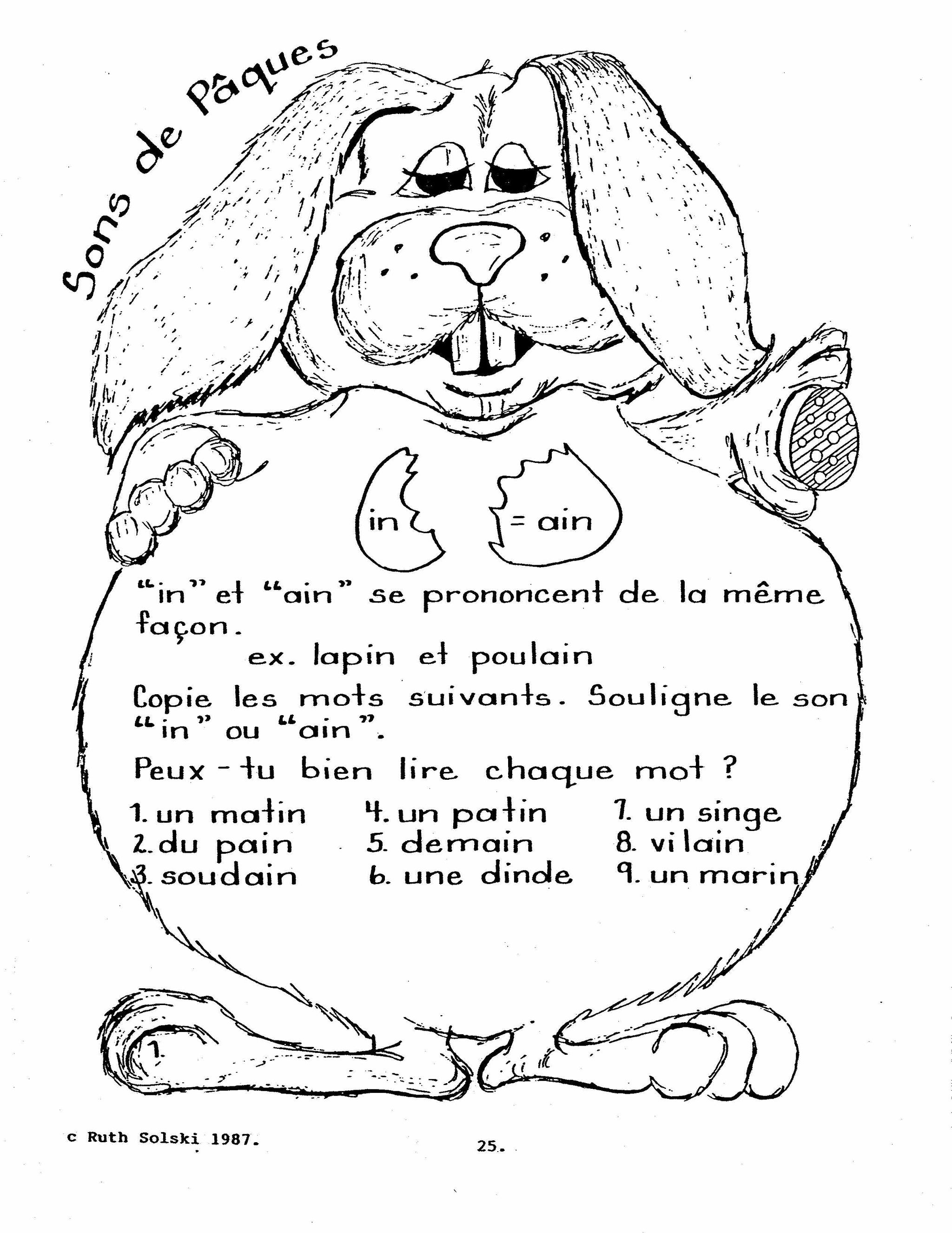 Les surprises de Pâques! 2e à 3e année