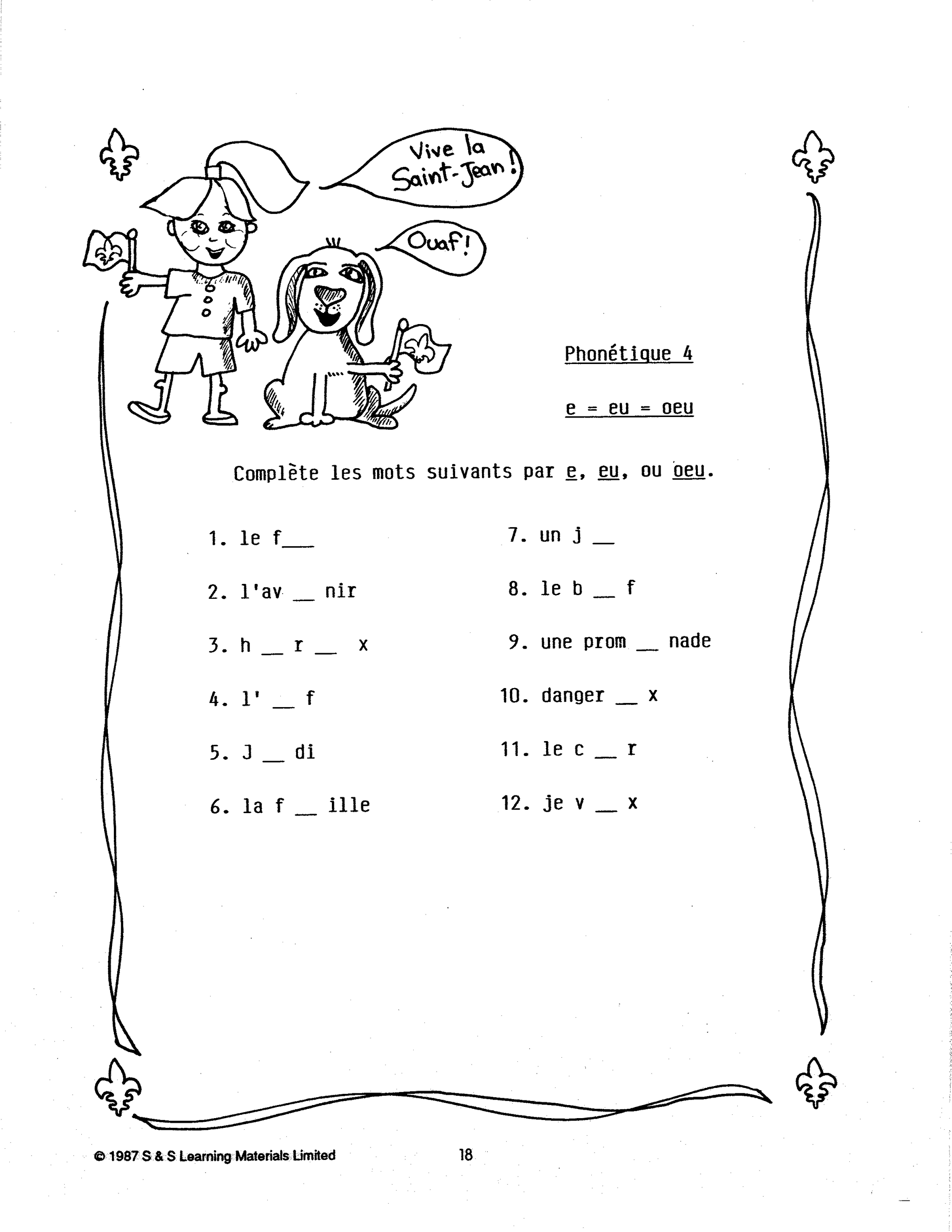 Bonne Fête, Québec! 2e à 3e année