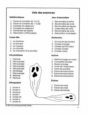 Vive l'Halloween 1e année