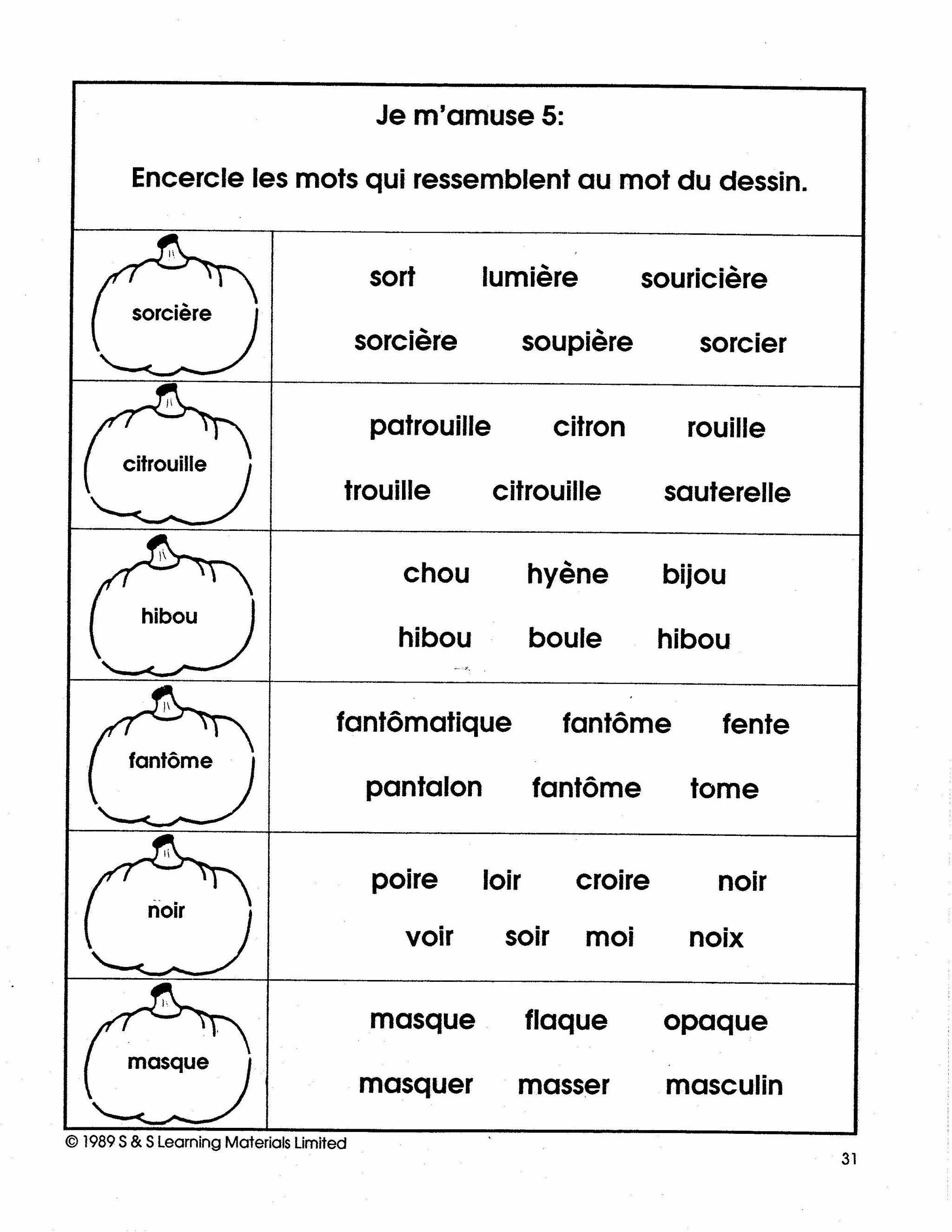 Vive l'Halloween 1e année