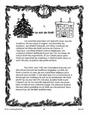 Les Noëls d'autrefois 4e à 7e année