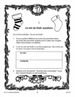Les Noëls d'autrefois 4e à 7e année