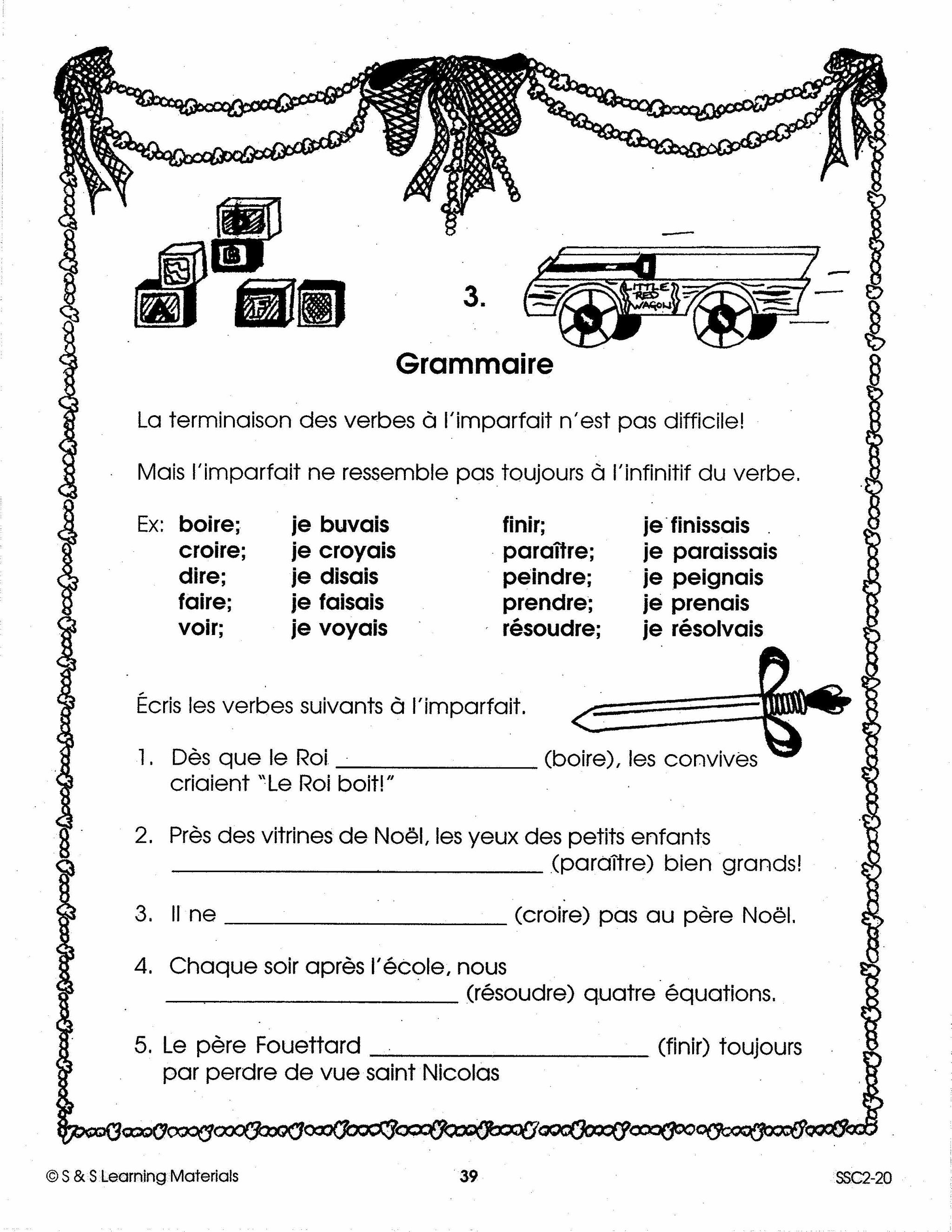 Les Noëls d'autrefois 4e à 7e année