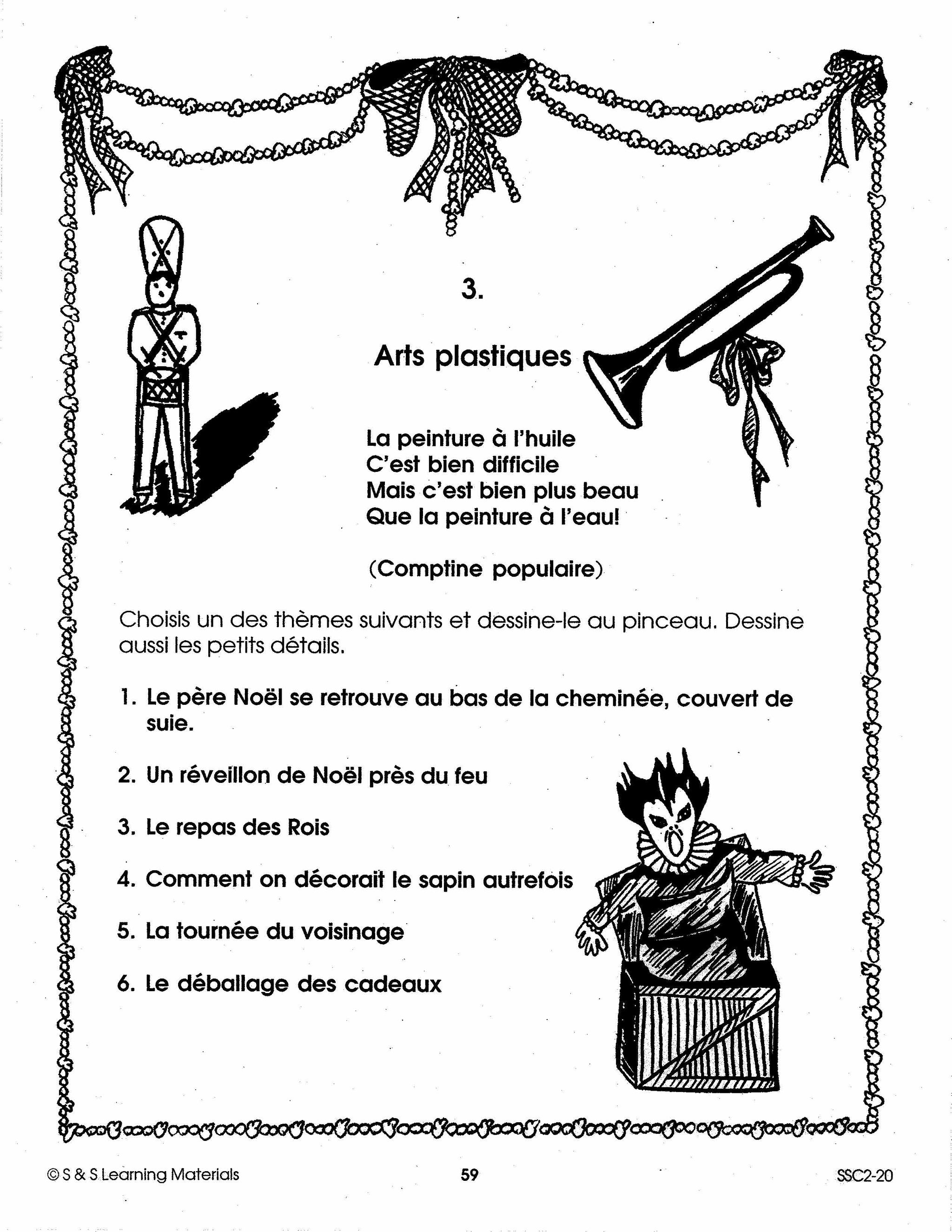 Les Noëls d'autrefois 4e à 7e année