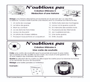 N'oublions pas 4e à 6e année