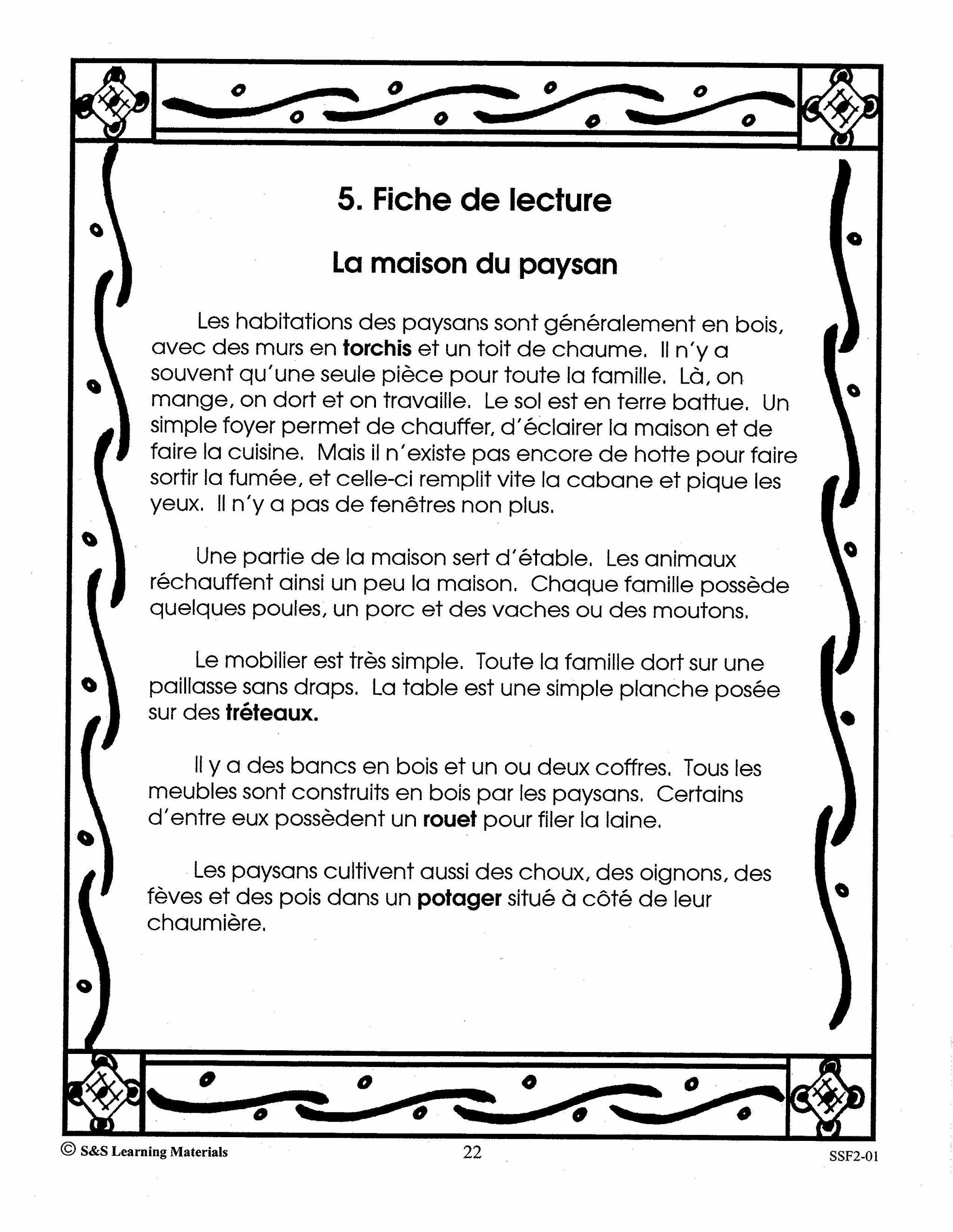 Le Moyen Age 4e à 6e année