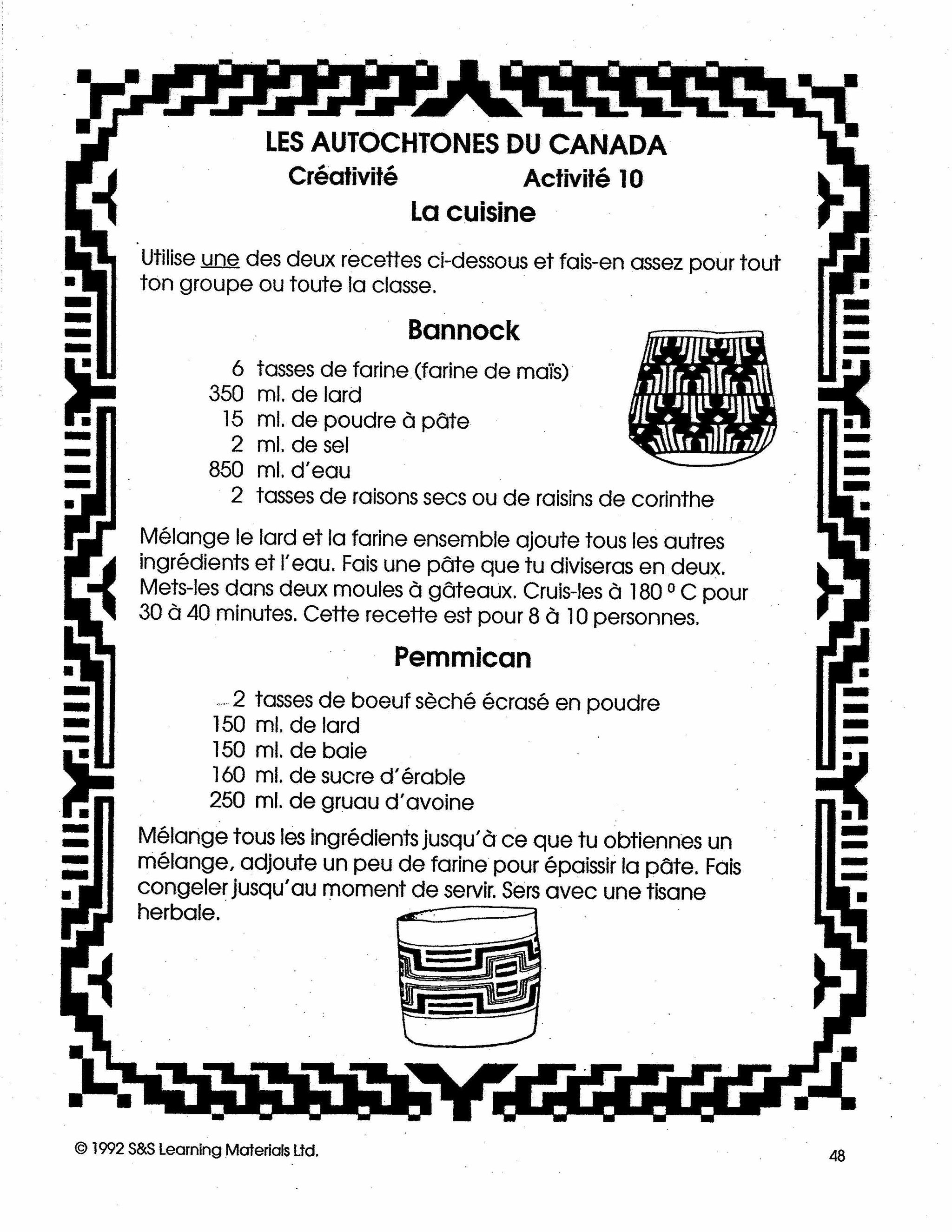 Les autochtones du Canada 7e à 8e année
