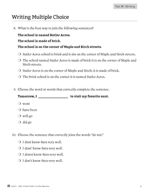 Ontario Grade 3 Language Test Prep Guide