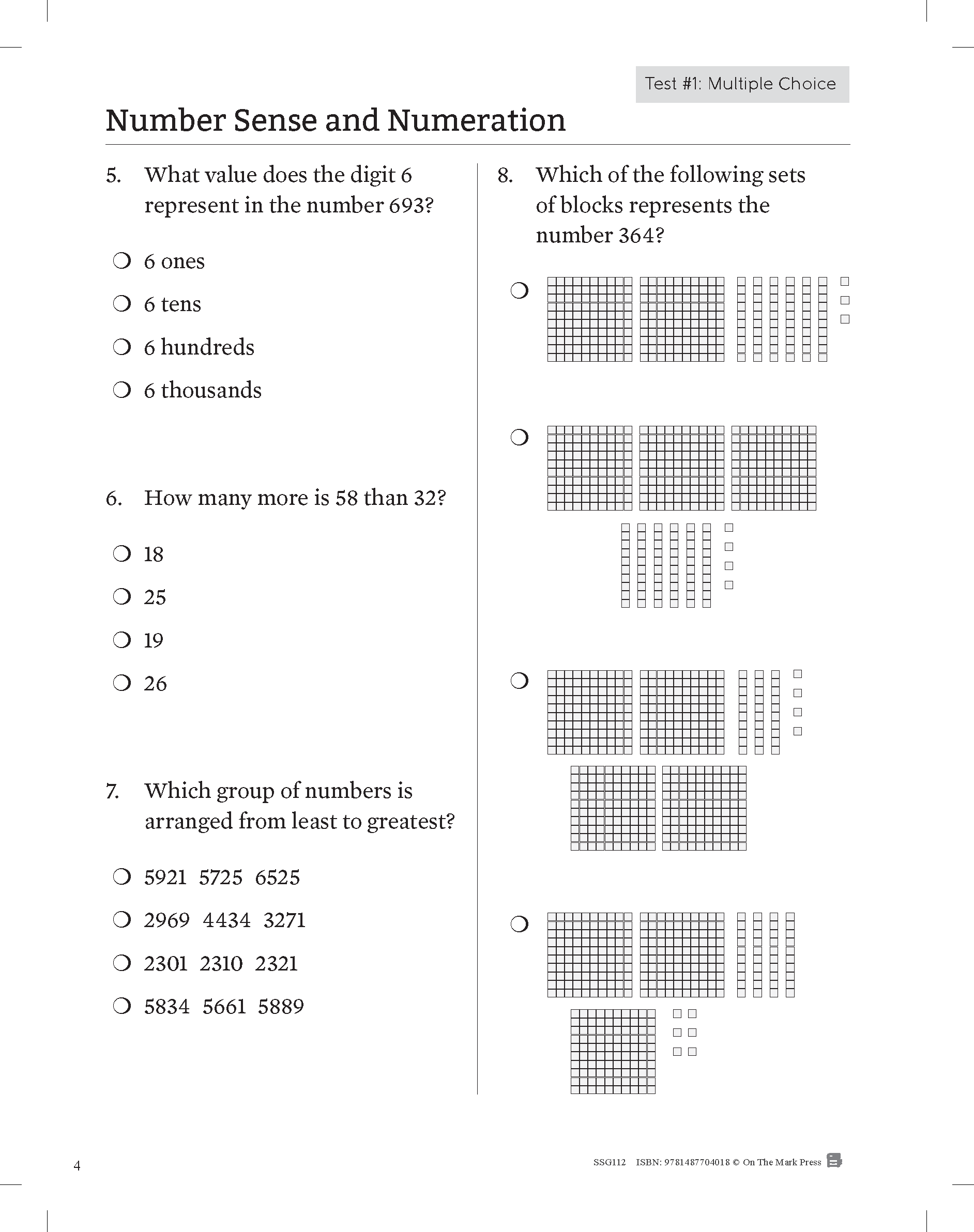 Ontario Grade 3 Math Test Prep Guide