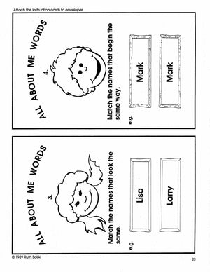 All About Me Grade 1