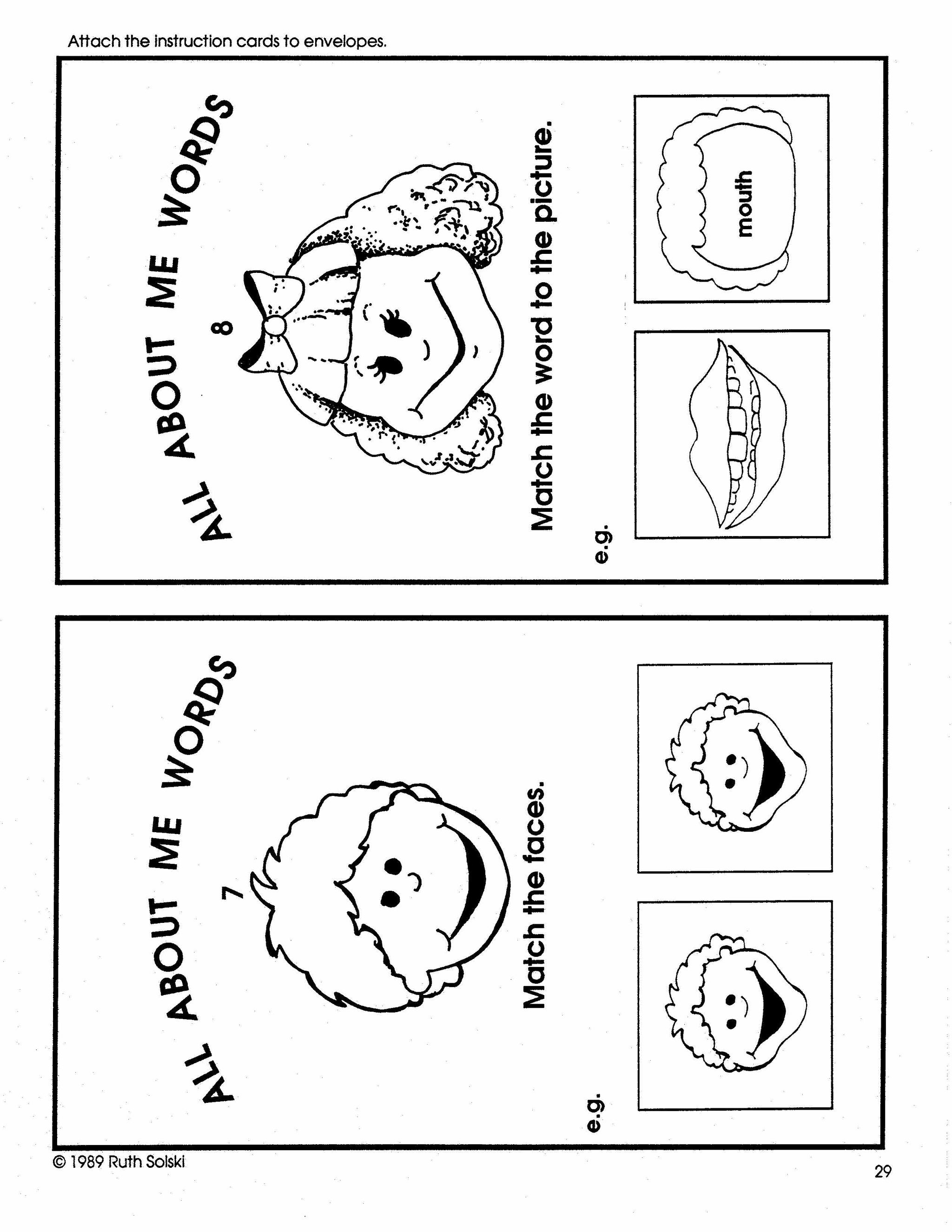 All About Me Grade 1