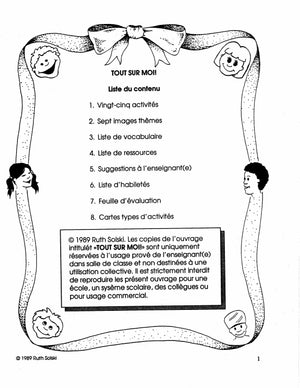 Tout sur moi! 1e année