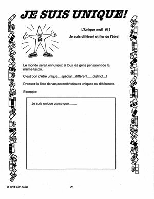 Je suis unique! 4e à 6e année