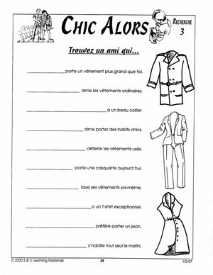 Chic alors! 7e à 8e année