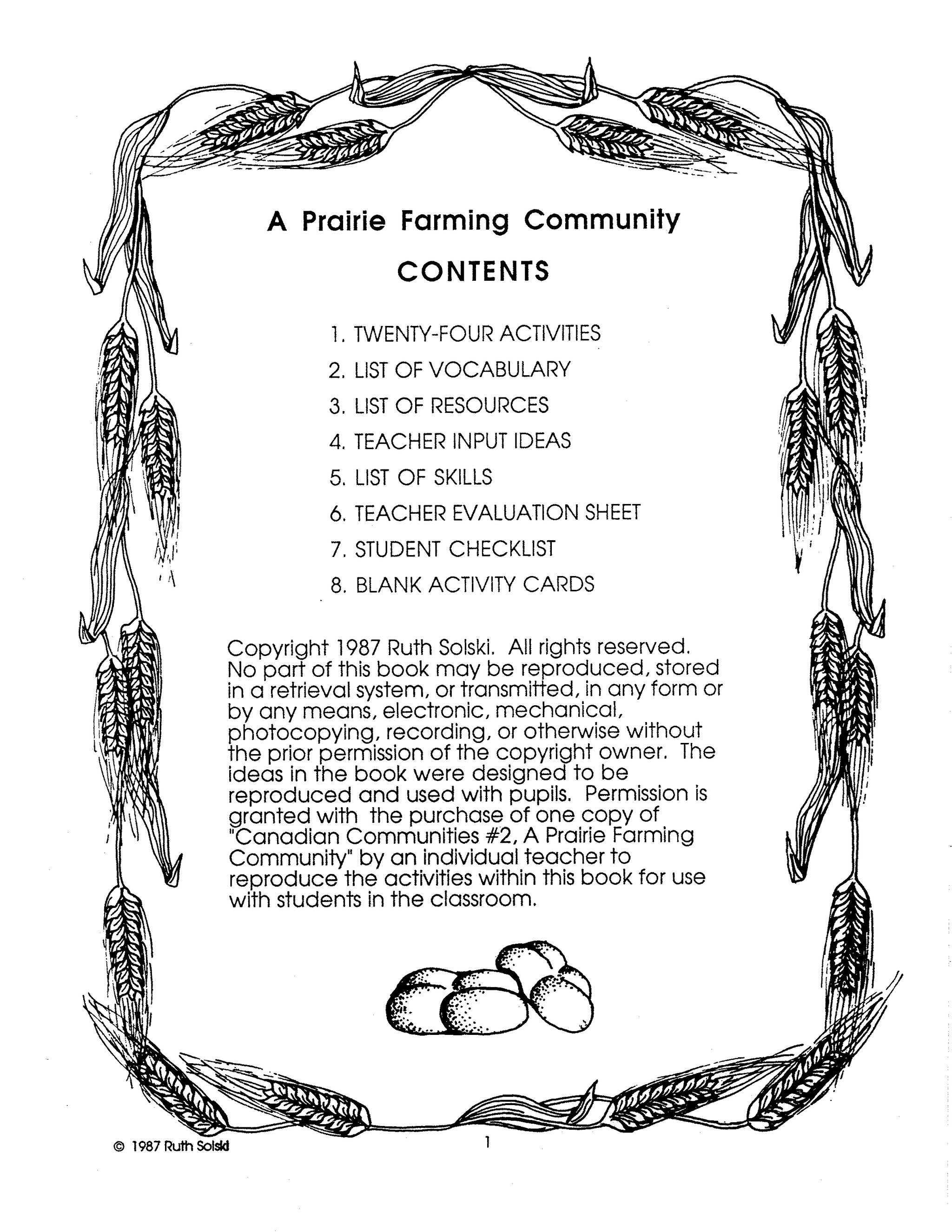 Farming Community Gr. 3-4