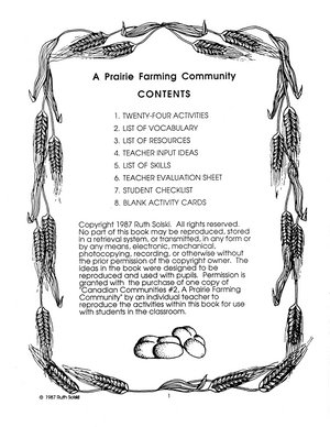 Farming Community Gr. 3-4