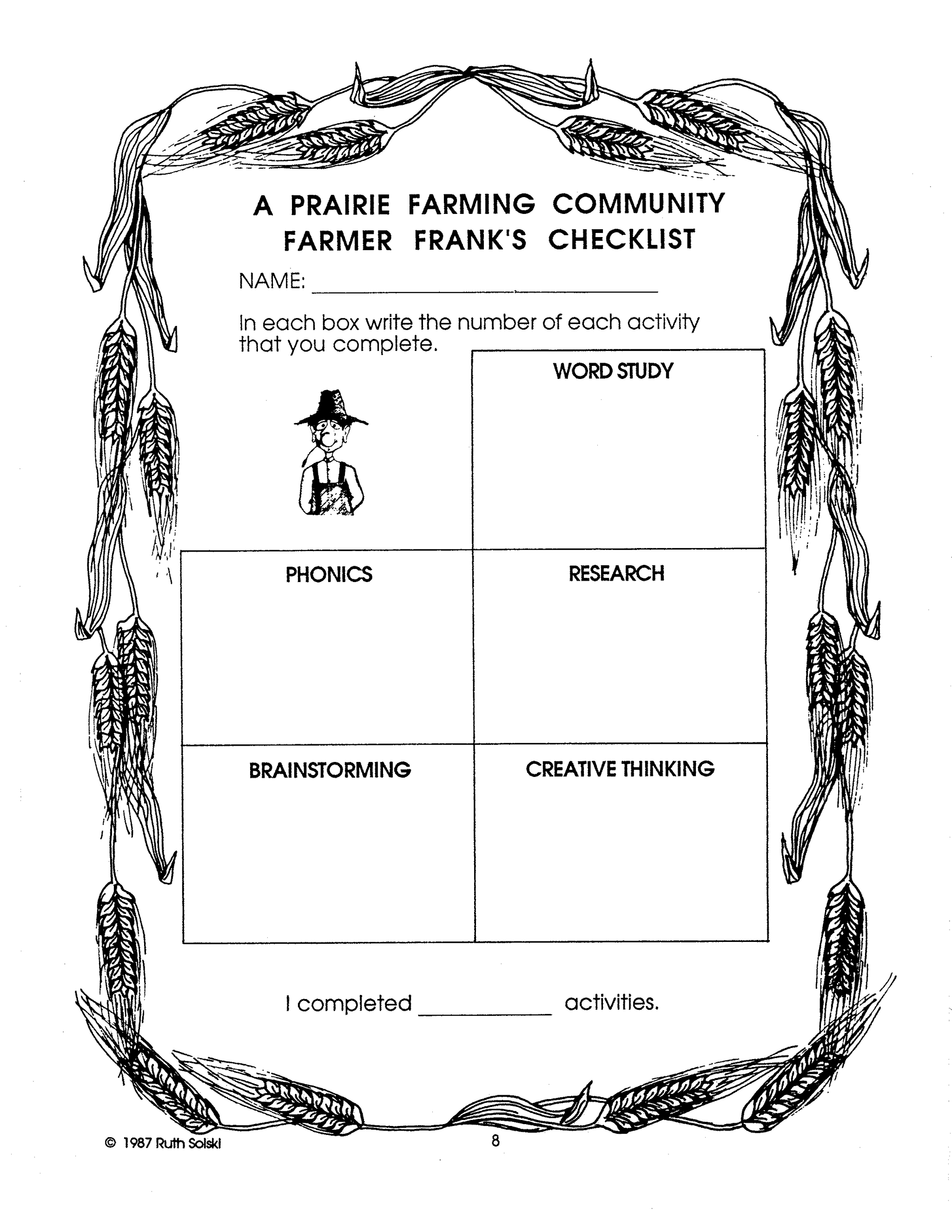 Farming Community Gr. 3-4