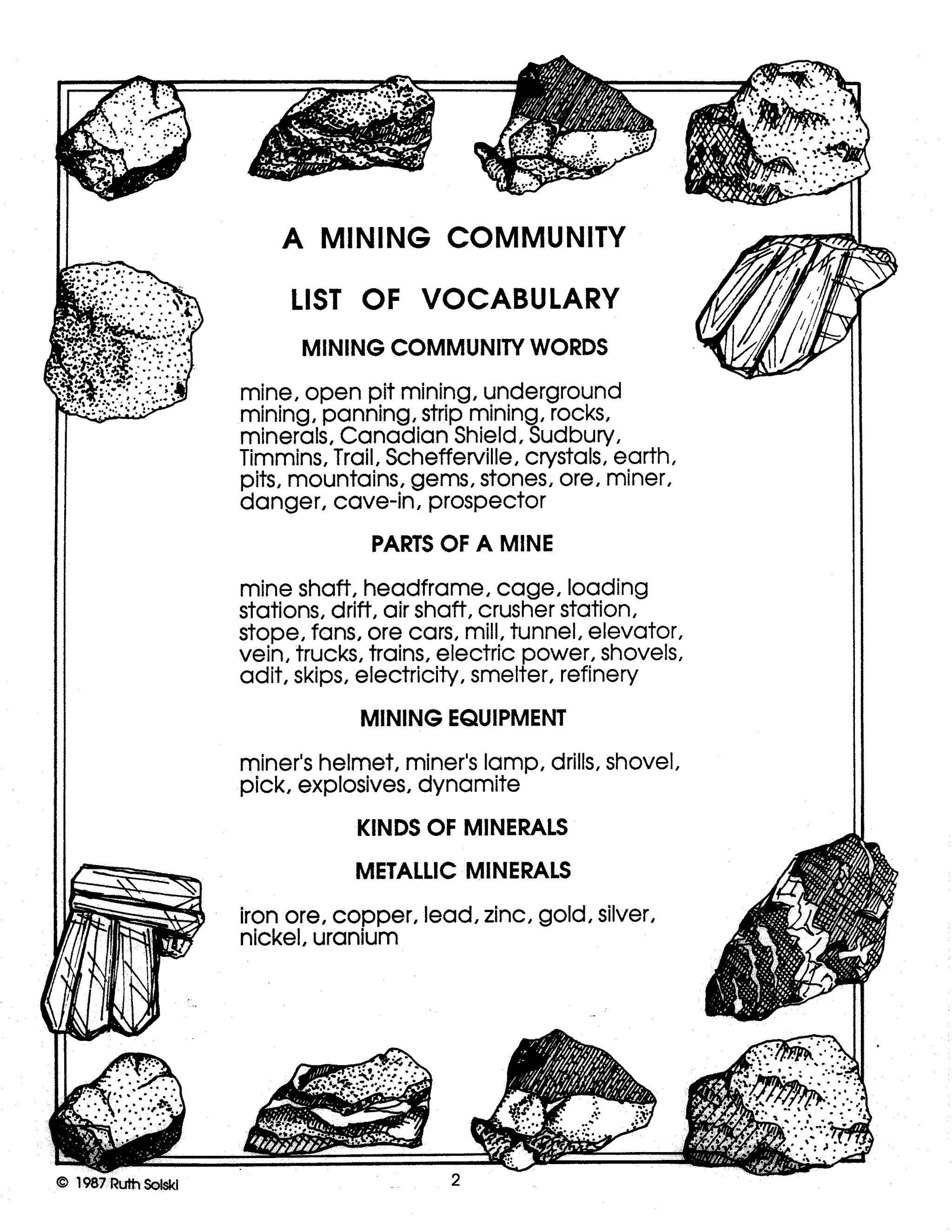 A Mining Community Grades 3-4