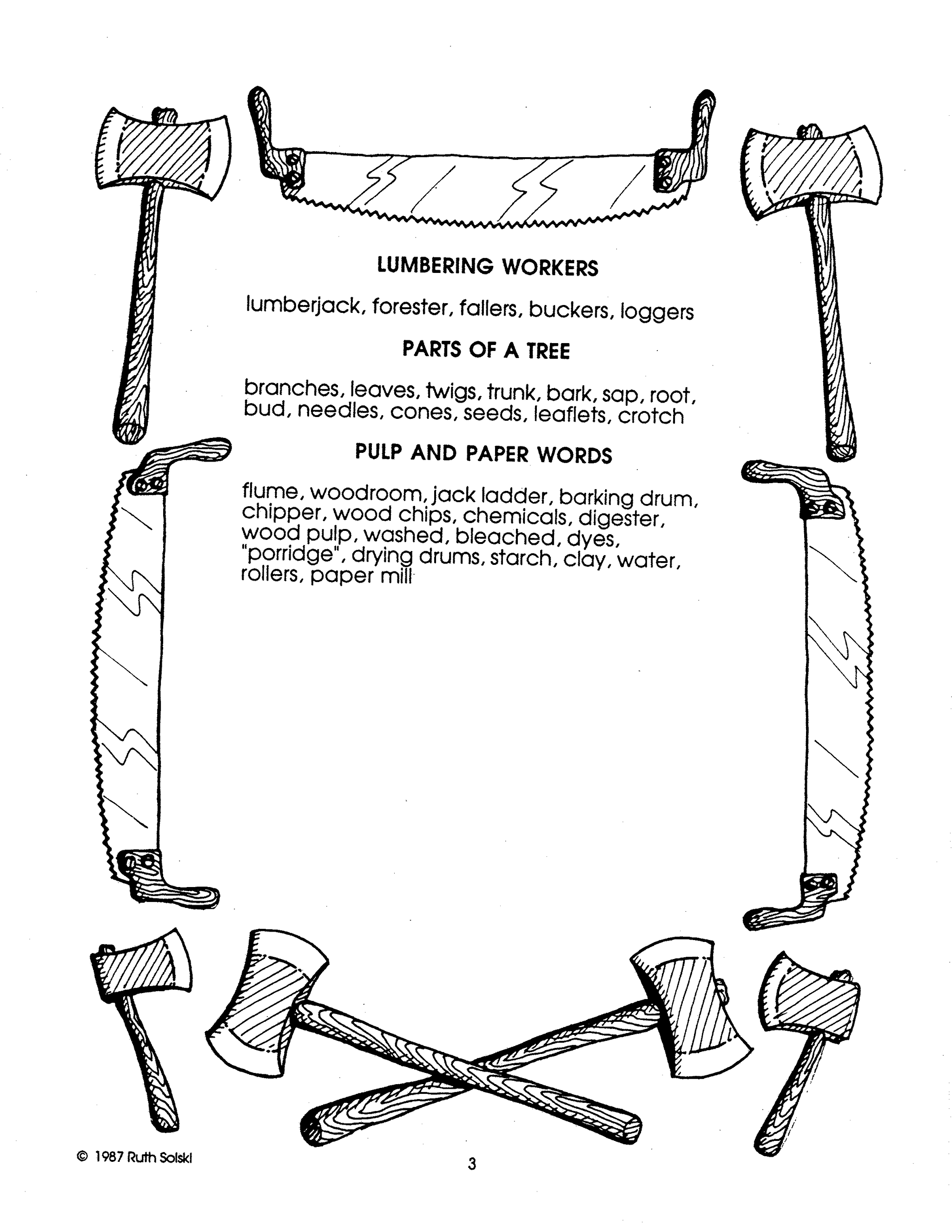 A Lumbering Community Grades 3-4