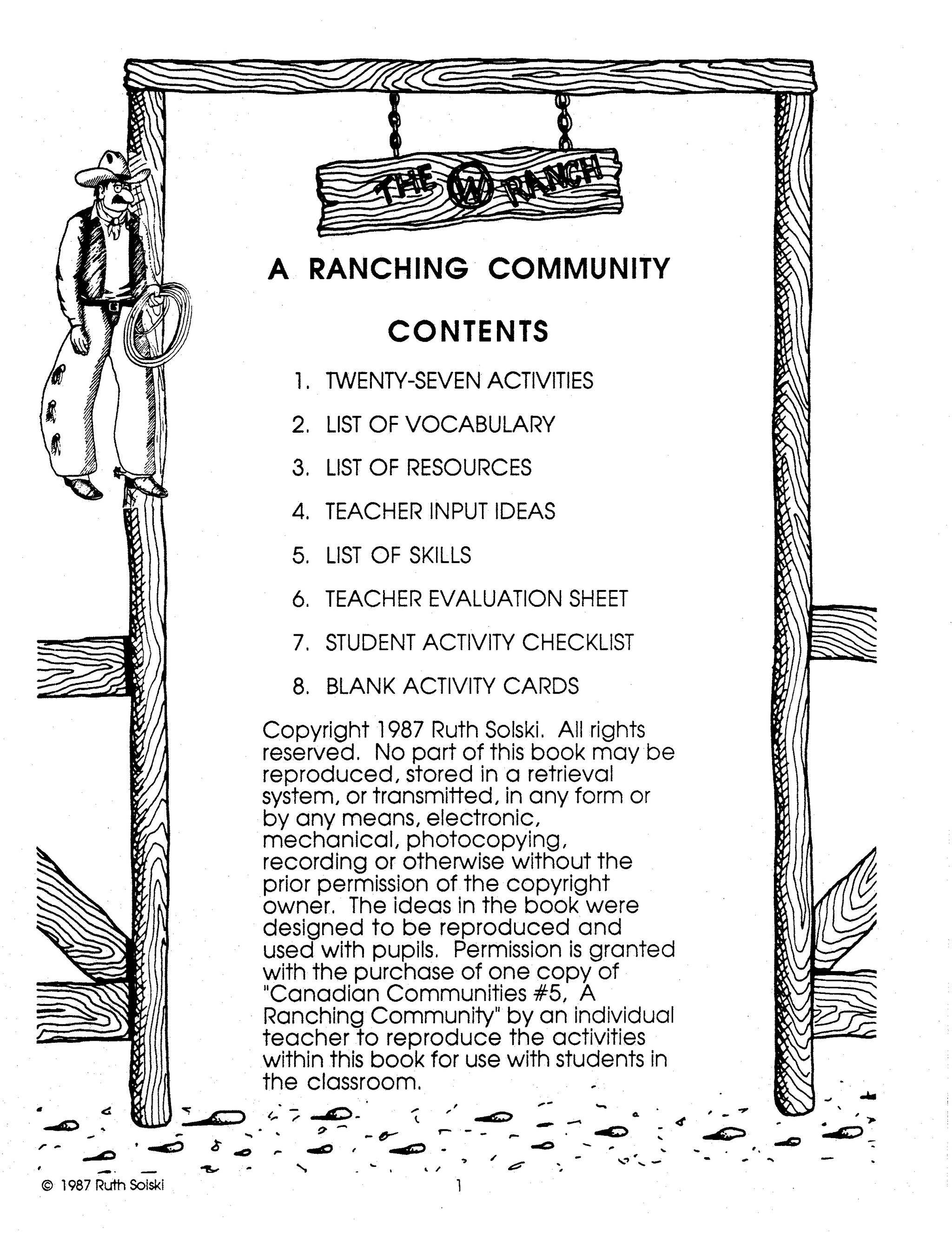 A Ranching Community Grades 3-4 book