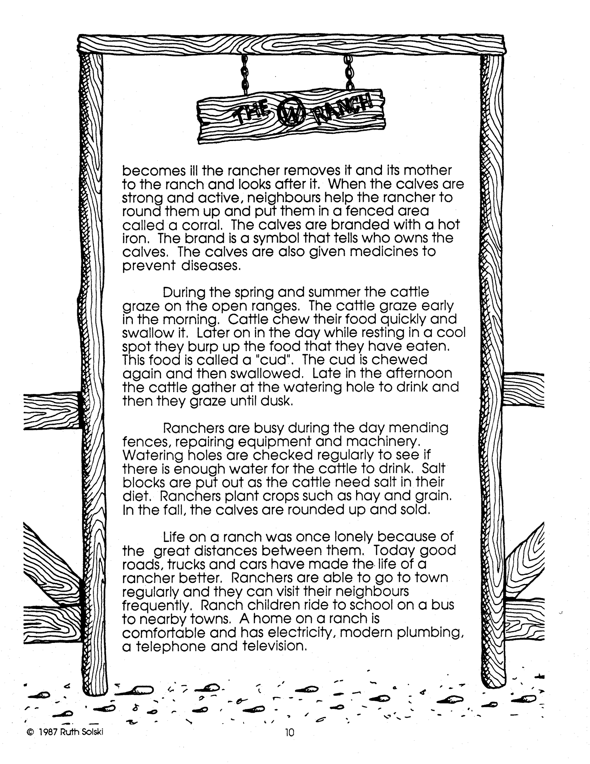 A Ranching Community Grades 3-4 book