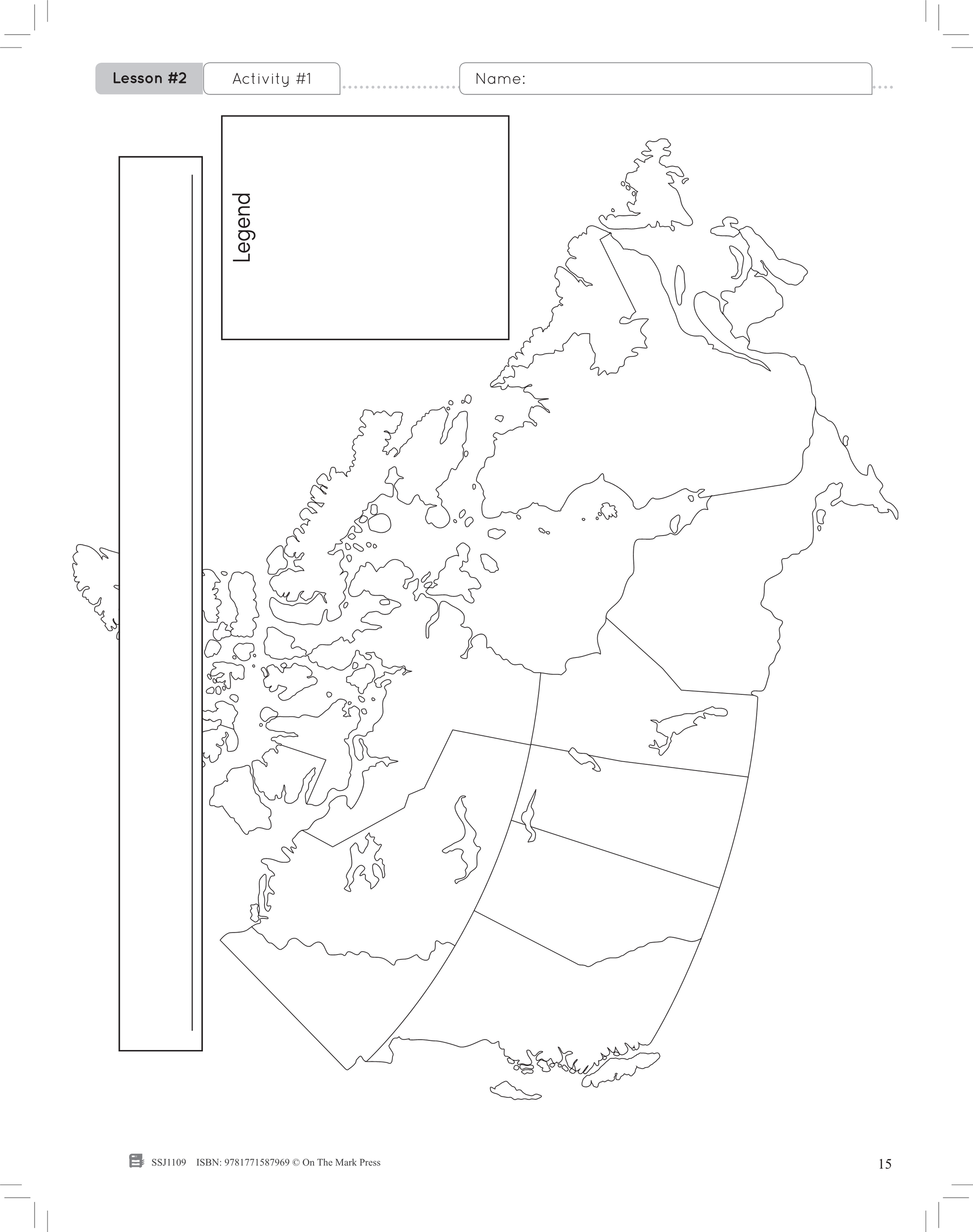 Political & Physical Regions of Canada Grade 4 Ontario Social Studies