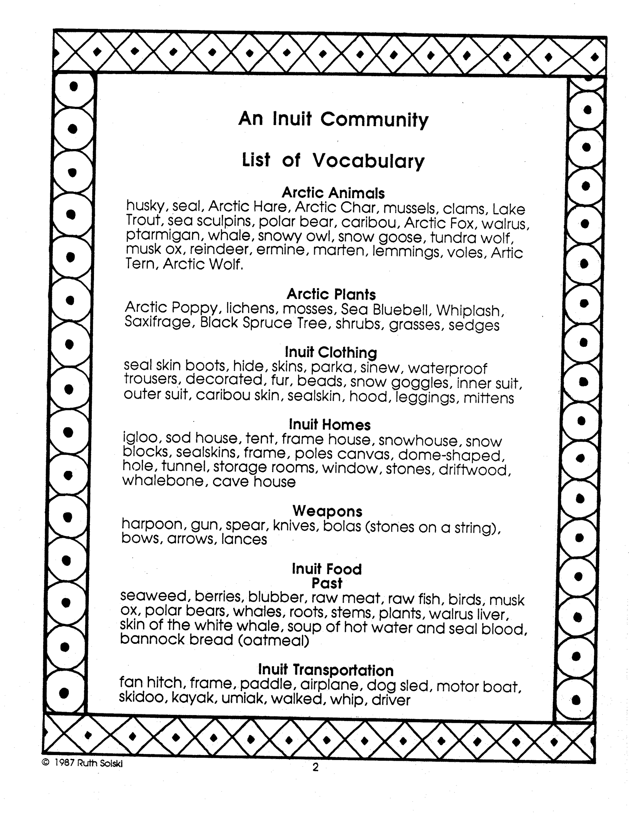 An Inuit Community Grades 3-4