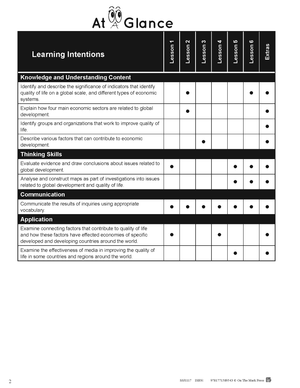 Global Inequalities: Economic Development & Quality of Life Grade 8 Ontario Curriculum