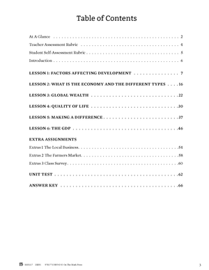 Global Inequalities: Economic Development & Quality of Life Grade 8 Ontario Curriculum