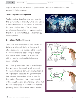 Global Inequalities: Economic Development & Quality of Life Grade 8 Ontario Curriculum