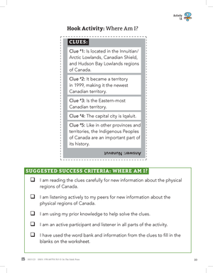 Alberta Grade 5 Social Studies: Canada: The Land, History & Stories