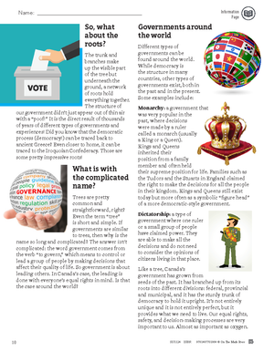 Alberta Grade 6 Social Studies: Government: Rights, Responsibilities & History