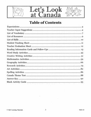 Let's Look at Canada Grades 4-6 (Canadian History)
