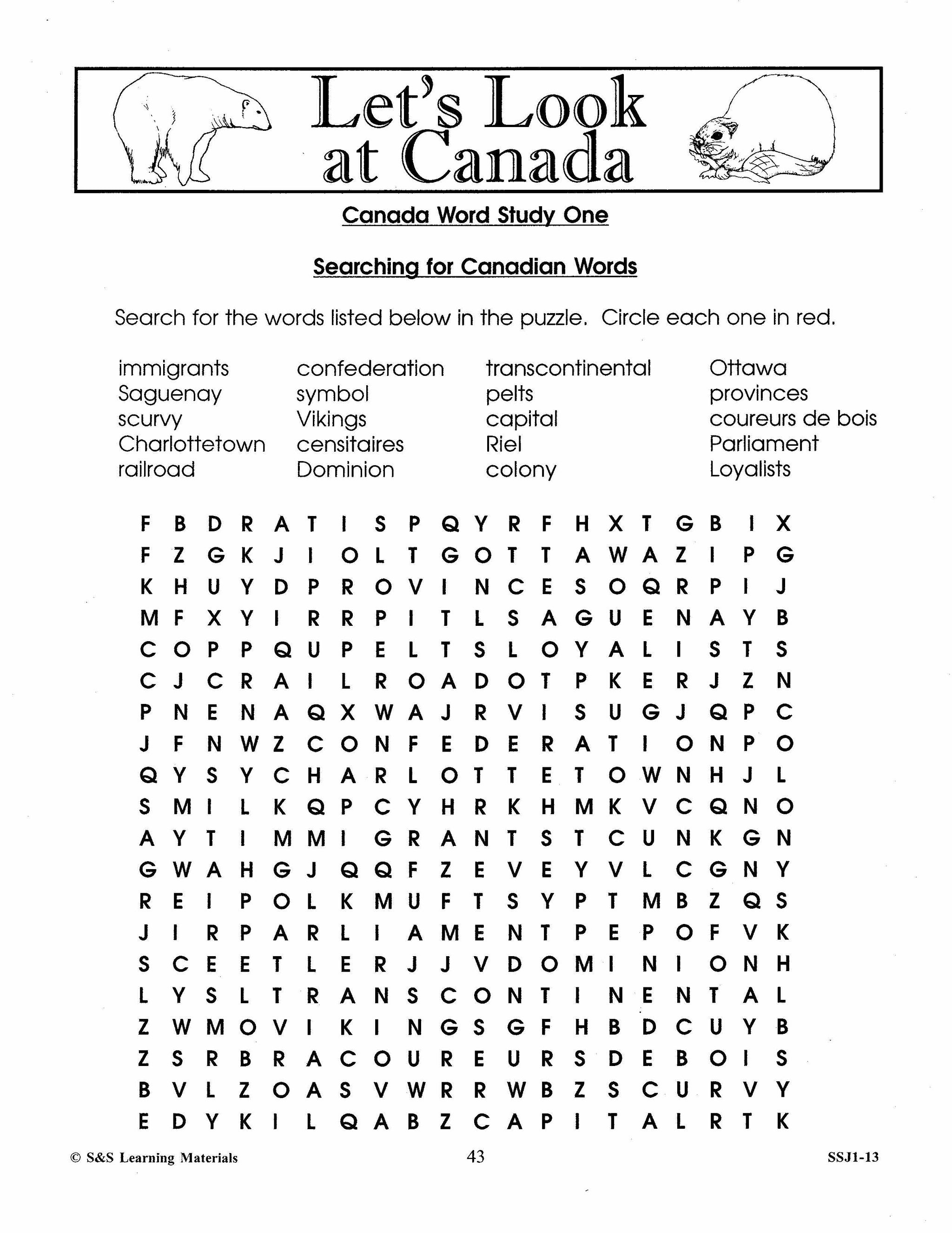Let's Look at Canada Grades 4-6 (Canadian History)