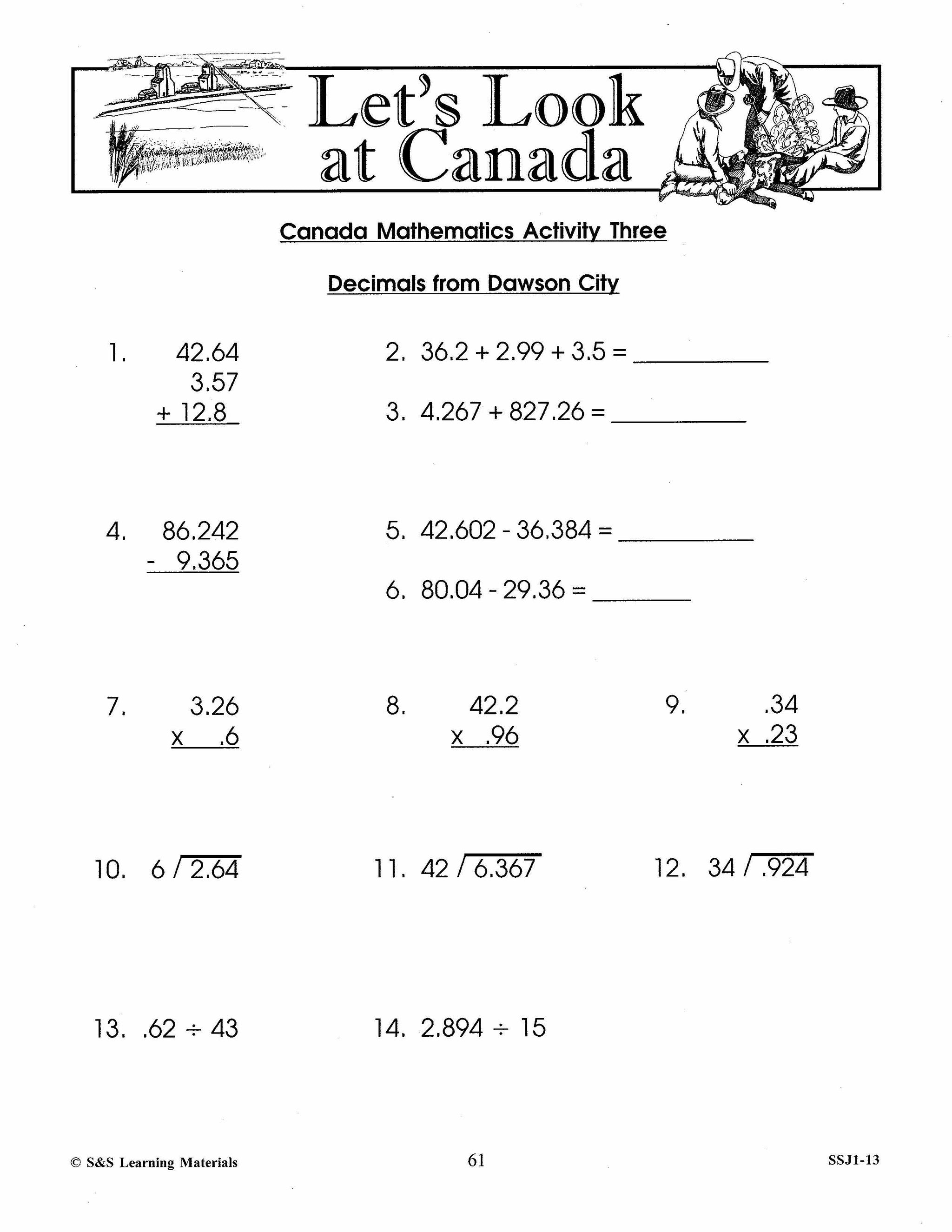 Let's Look at Canada Grades 4-6 (Canadian History)