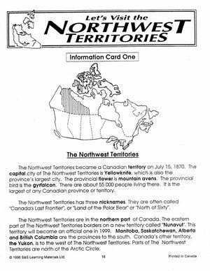Let's Visit the North West Territories Grades 2-4