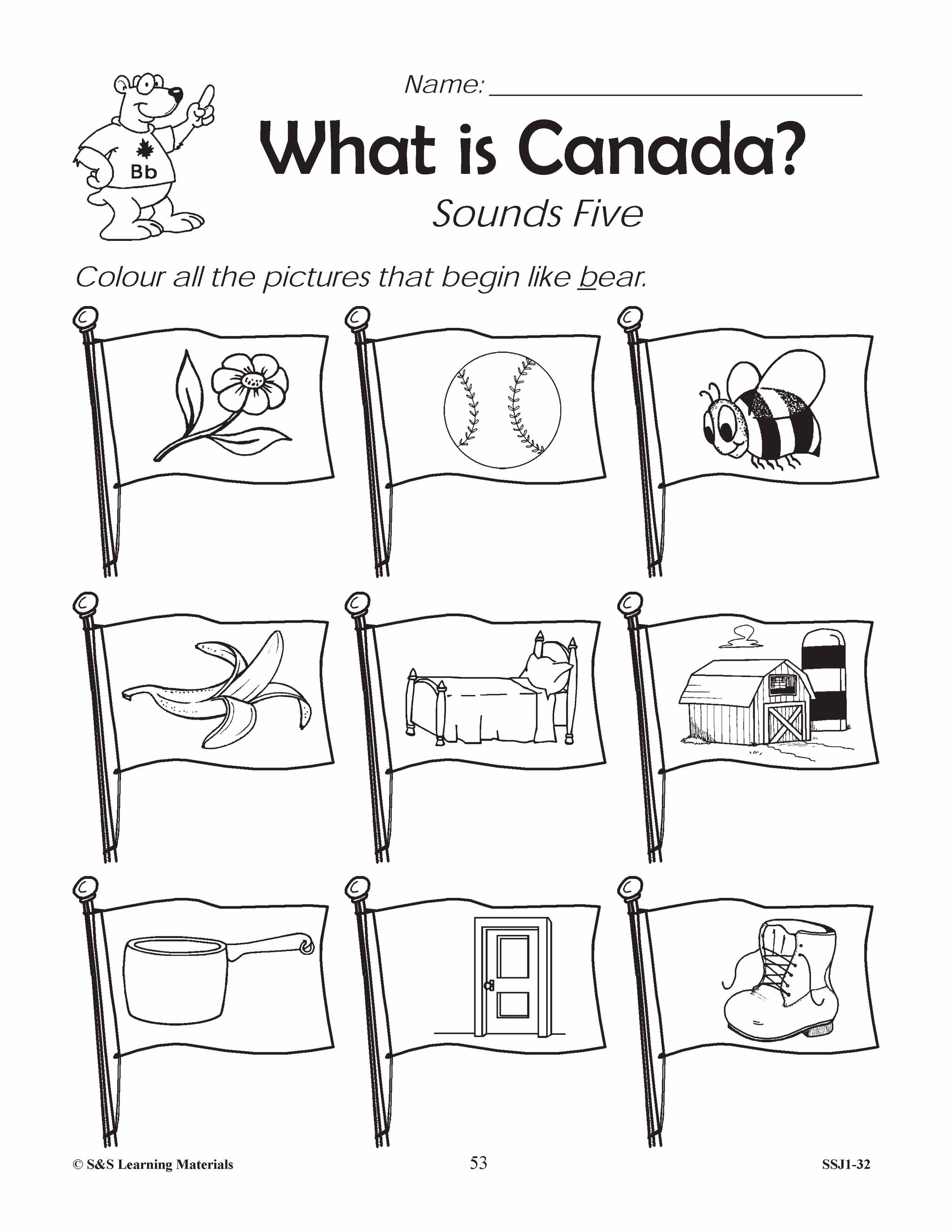 What is Canada? Grades Preschool to Kindergarten