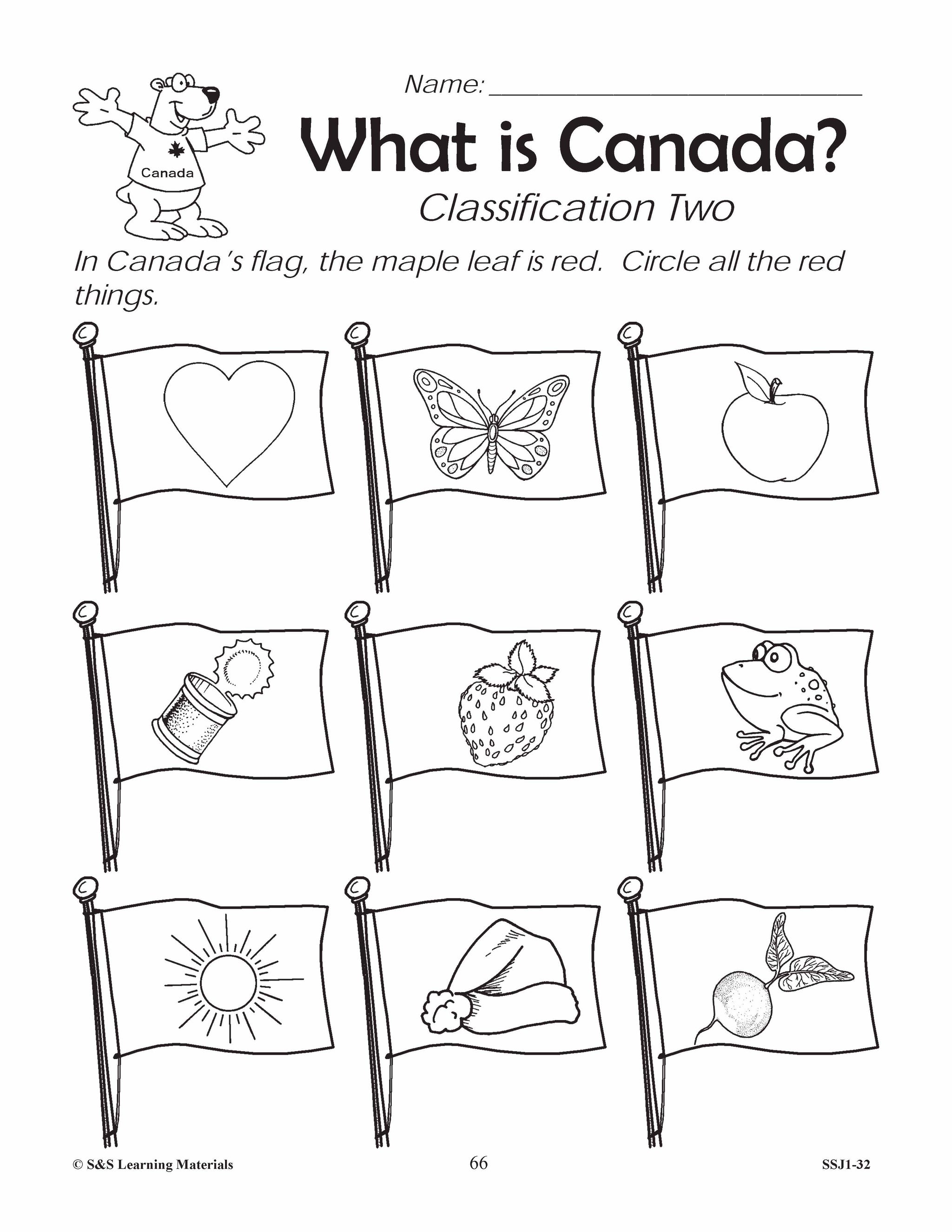 What is Canada? Grades Preschool to Kindergarten