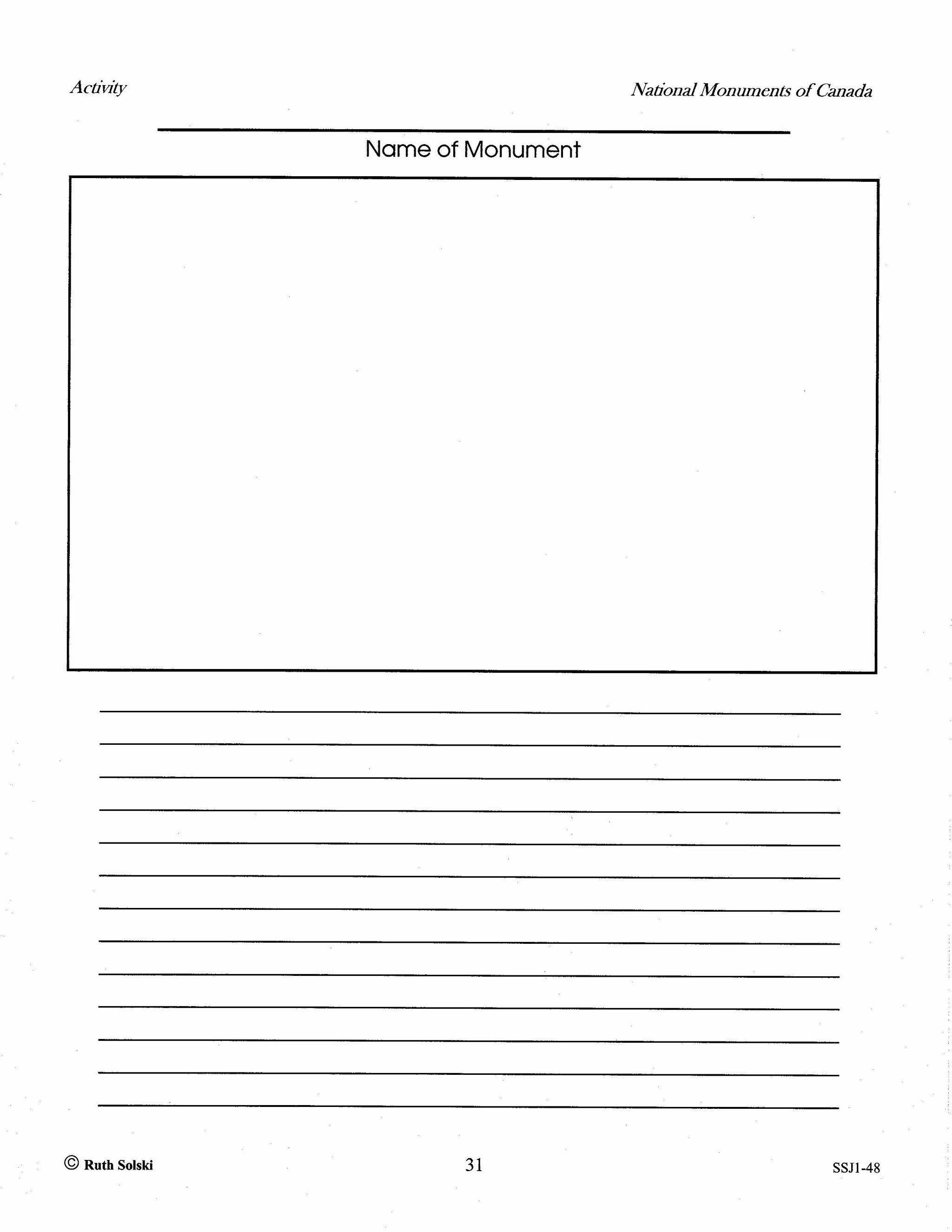 Canada's Landmarks Grades 4-6