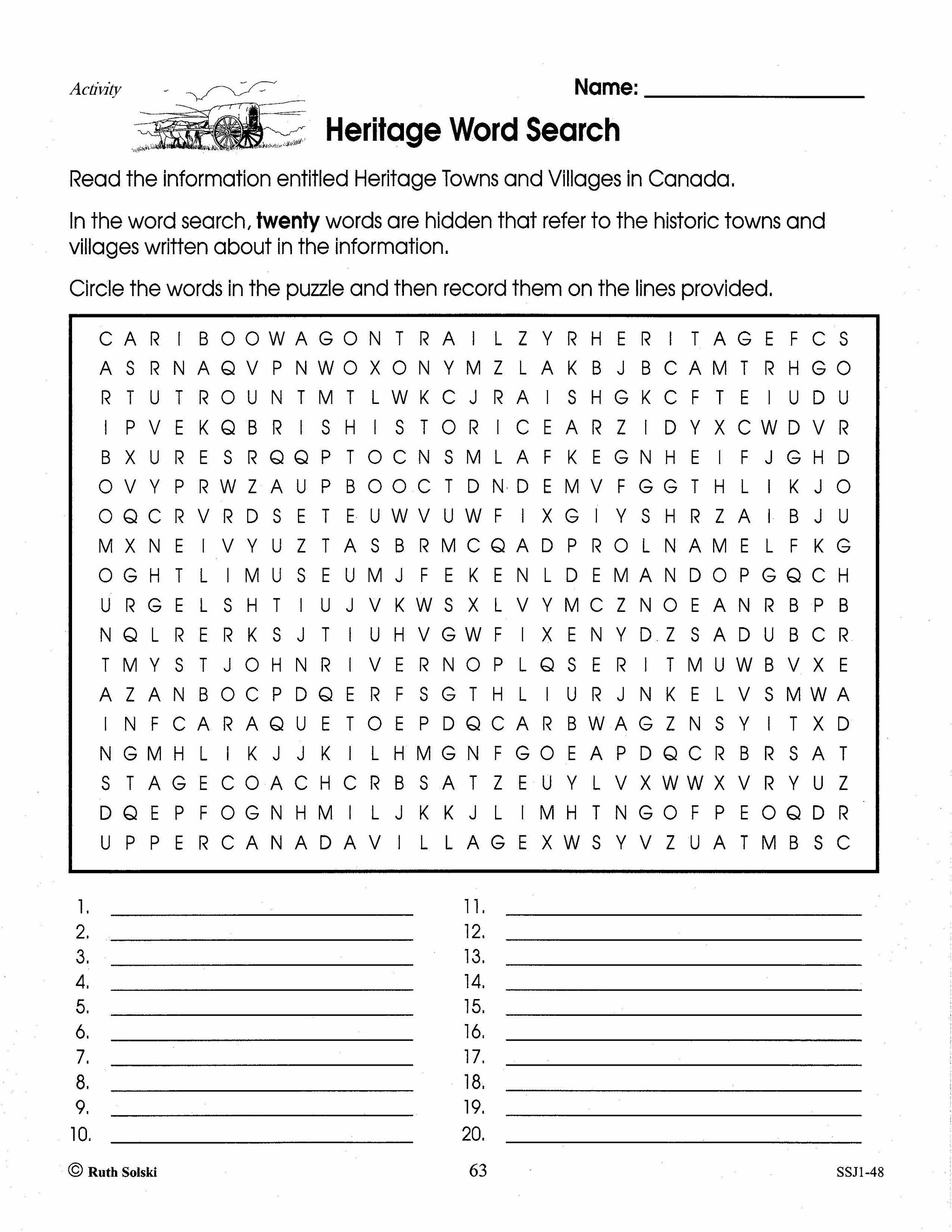 Canada's Landmarks Grades 4-6