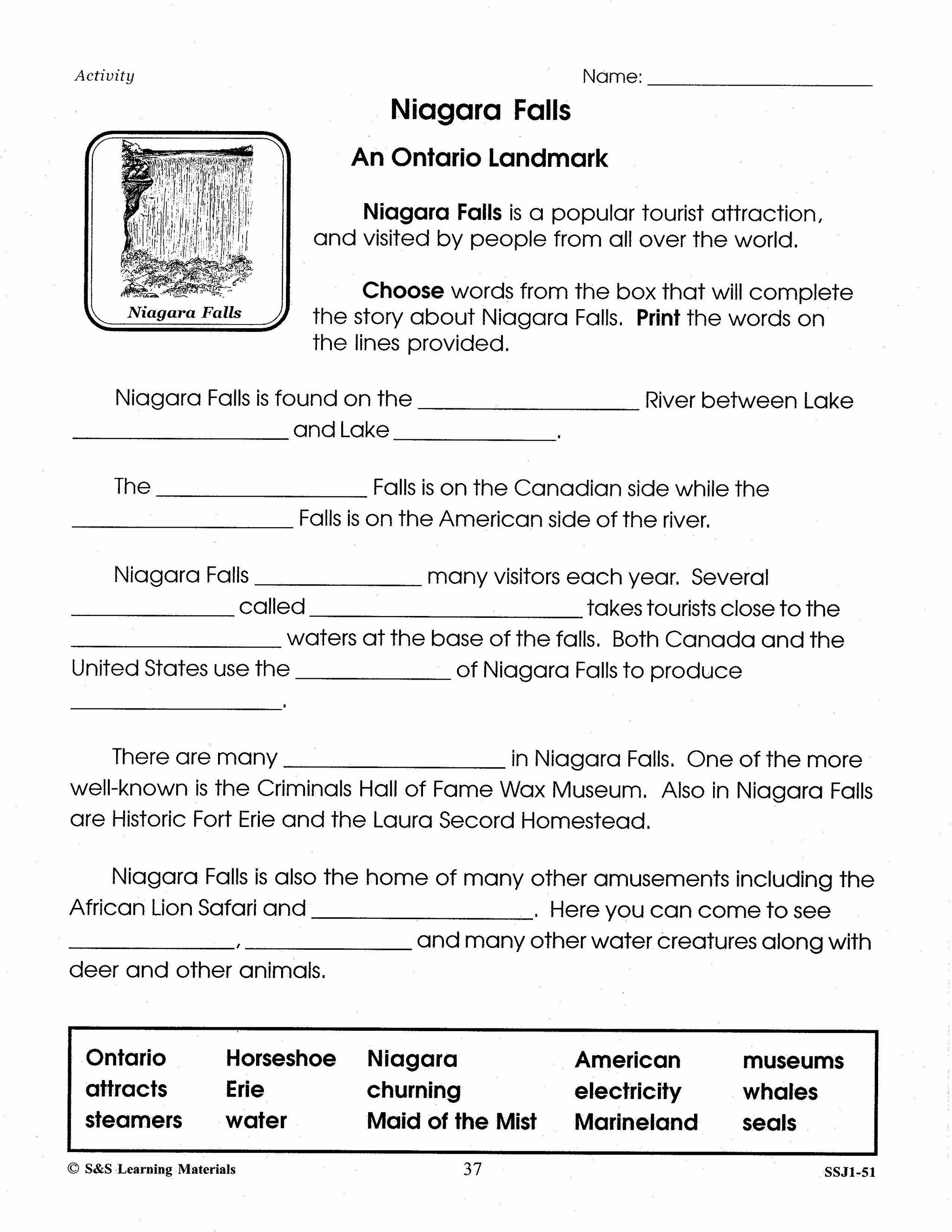 Canada's Landmarks Grades 1-3